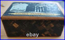 Wooden Inlay Puzzle Box with a Secret Drawer'The Haunted Mansion' Theme