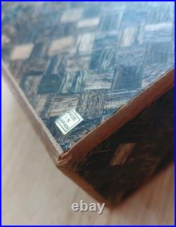 Wooden Inlay Puzzle Box with a Secret Drawer'The Haunted Mansion' Theme